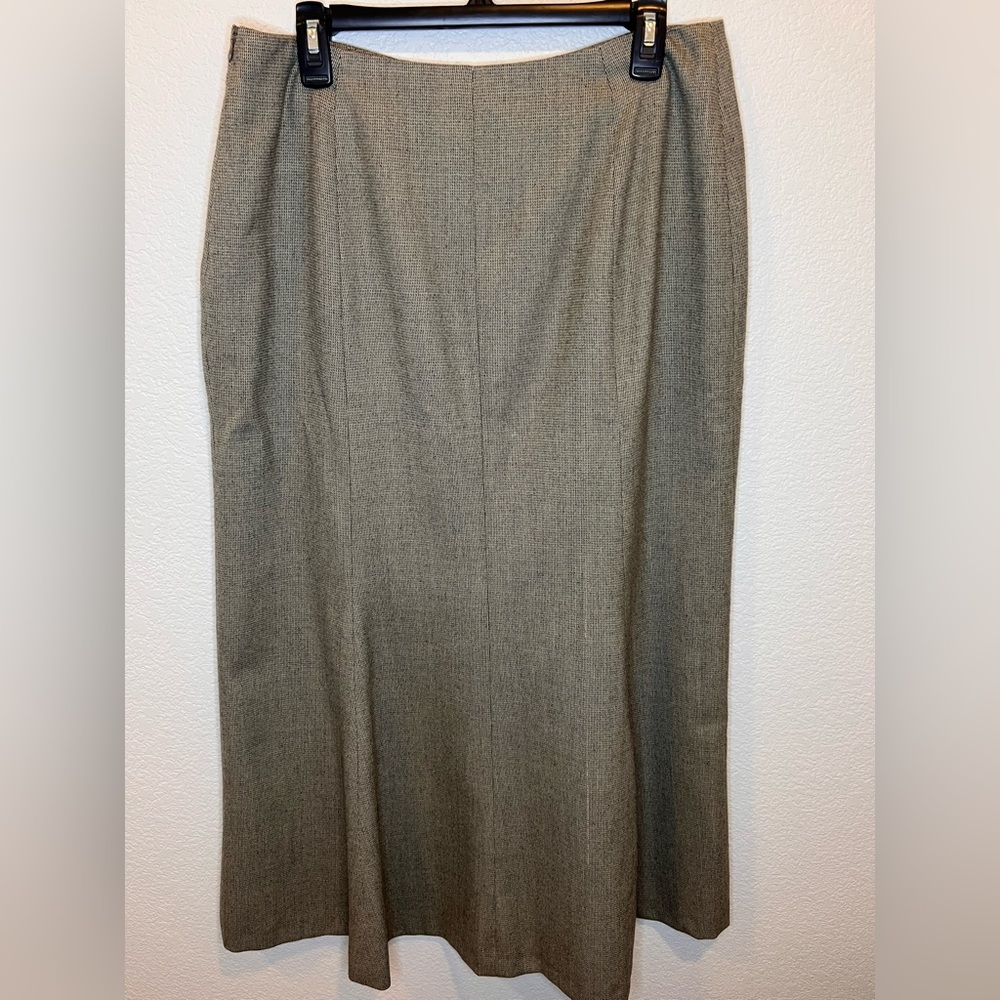 HARVE BENARD - Vintage 100% Wool Maxi Skirt Sz 14
